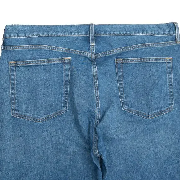 Daniel Cremieux Dark Wash Relaxed Straight Fit Jeans Size 40X34 - Picture 6 of 9